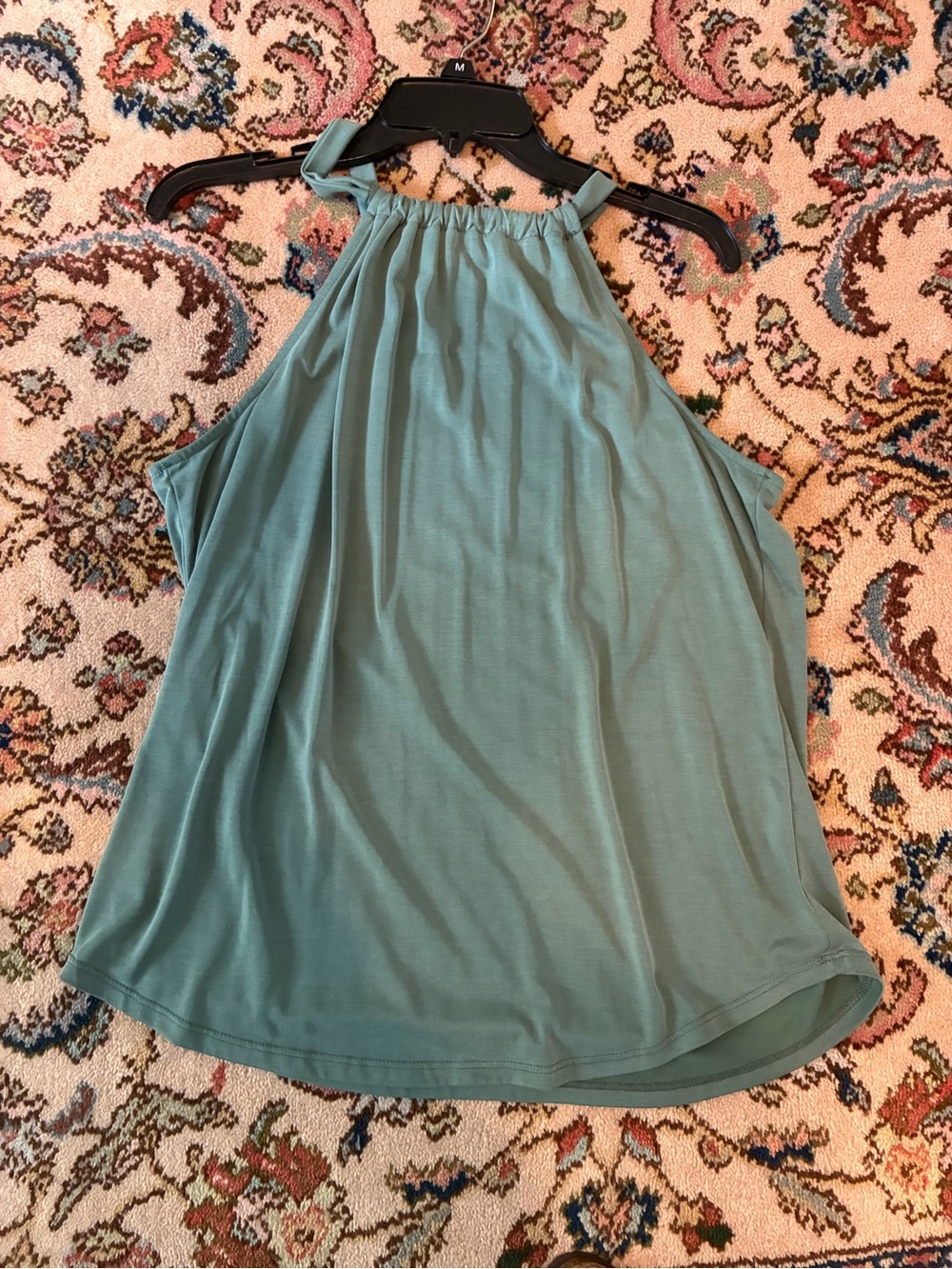 Green Envelope Sage Green Halter Tank Top